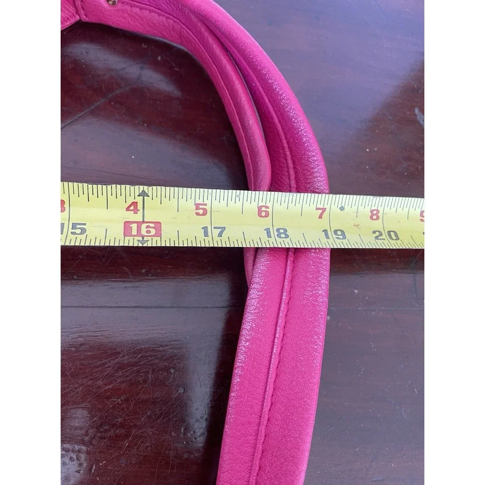 Michael Kors Austin Hot Pink Pebbled Leather Large Shoulder Bag Hobo MSRP$348